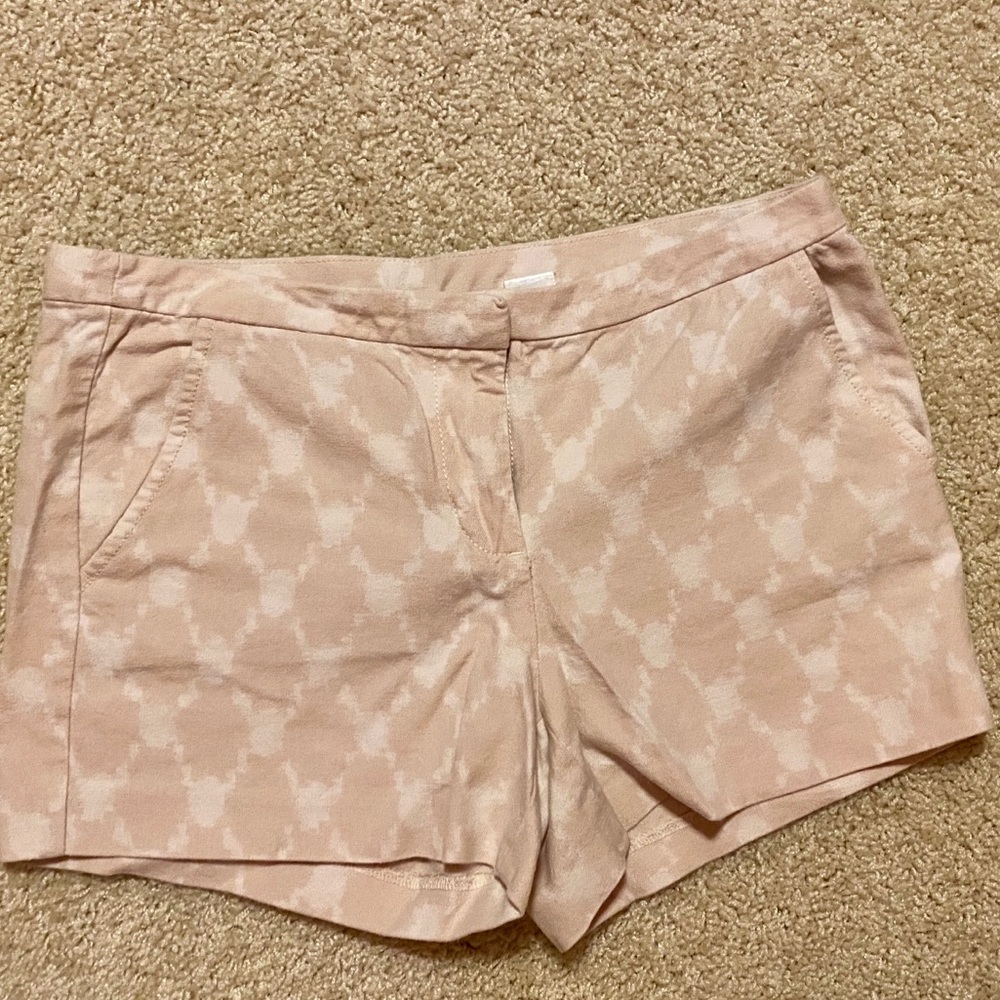 J. Crew cotton ikat print shorts